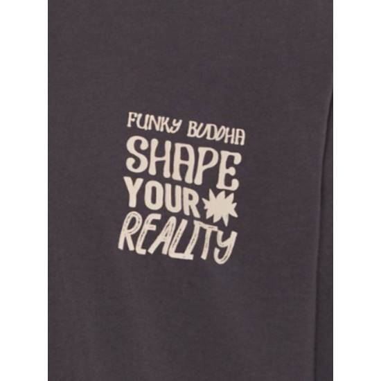 FUNKY BUDDHA FBM013-049-04 ANTHRACITE T-SHIRT
