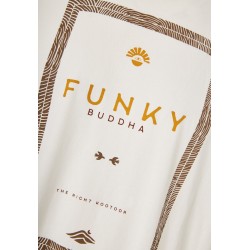 FUNKY BUDDHA FBM013-044-04 OFF WHITE T-SHIRT