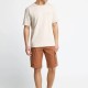 FUNKY BUDDHA FBM013-013-04 CLOUD CREAM Ανδρικό βαμβακερό t-shirt με τύπωμα