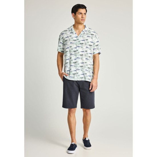 FUNKY BUDDHA FBM013-001-03 NAVY CHINO ΒΕΡΜΟΥΔΑ