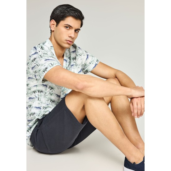 FUNKY BUDDHA FBM013-001-03 NAVY CHINO ΒΕΡΜΟΥΔΑ