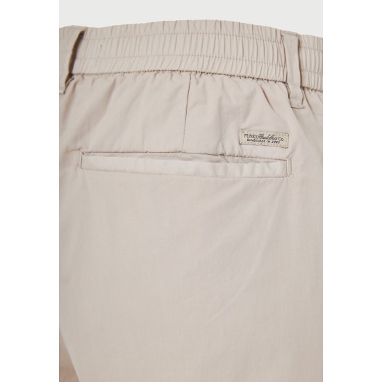 FUNKY BUDDHA FBM013-006-03 CLOUD CREAM Ανδρική chino βερμούδα 
