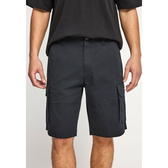 FUNKY BUDDHA FBM013-030-03 BLACK  Ανδρική cargo βερμούδα 