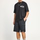 FUNKY BUDDHA FBM013-030-03 BLACK  Ανδρική cargo βερμούδα 