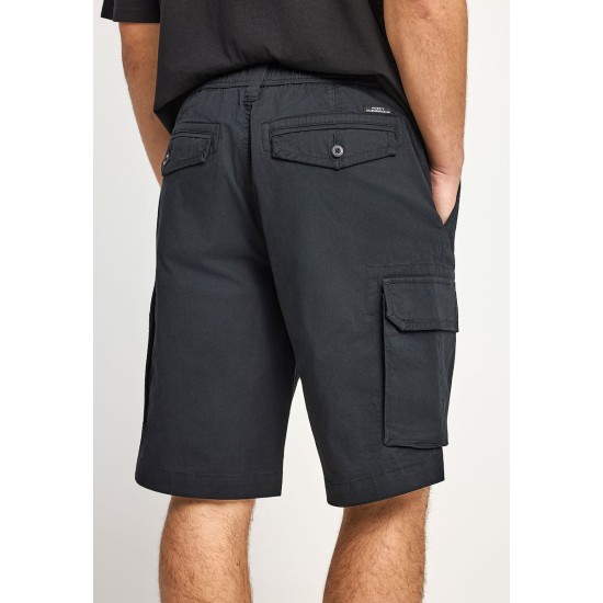 FUNKY BUDDHA FBM013-030-03 BLACK  Ανδρική cargo βερμούδα 