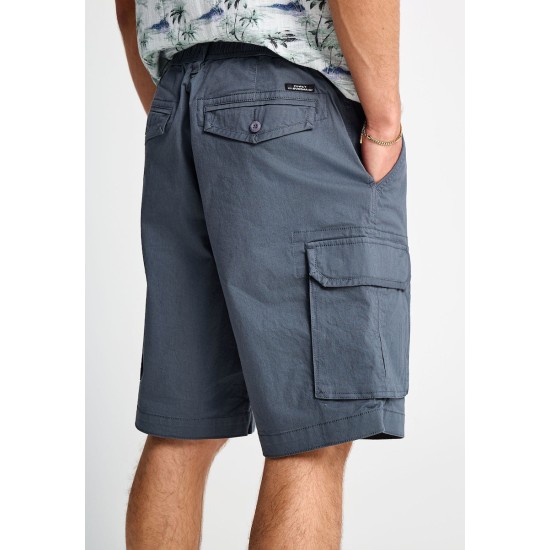 FUNKY BUDDHA FBM013-030-03 DUSTY BLUE Ανδρική cargo βερμούδα 