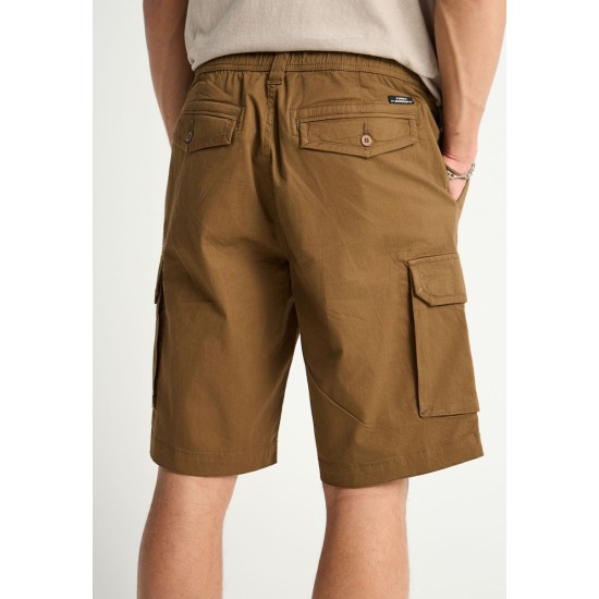 FUNKY BUDDHA FBM013-030-03 WOOD Ανδρική cargo βερμούδα 