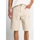 FUNKY BUDDHA FBM013-035-03 CLOUD CREAM  Ανδρική cargo βερμούδα 