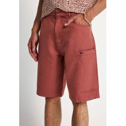 FUNKY BUDDHA FBM013-035-03 HENNA BROWN Ανδρική cargo βερμούδα 