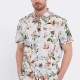 FUNKY BUDDHA FBM005-058-05 Off White Πουκάμισο φλοράλ 