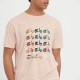 FUNKY BUDDHA FBM005-348-04 DUSTY PINK T-shirt