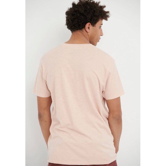 FUNKY BUDDHA FBM005-348-04 DUSTY PINK T-shirt