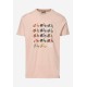 FUNKY BUDDHA FBM005-348-04 DUSTY PINK T-shirt