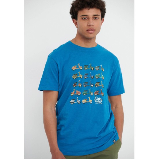 FUNKY BUDDHA FBM005-348-04 COBALT T-shirt