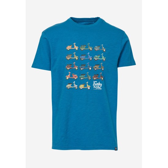 FUNKY BUDDHA FBM005-348-04 COBALT T-shirt