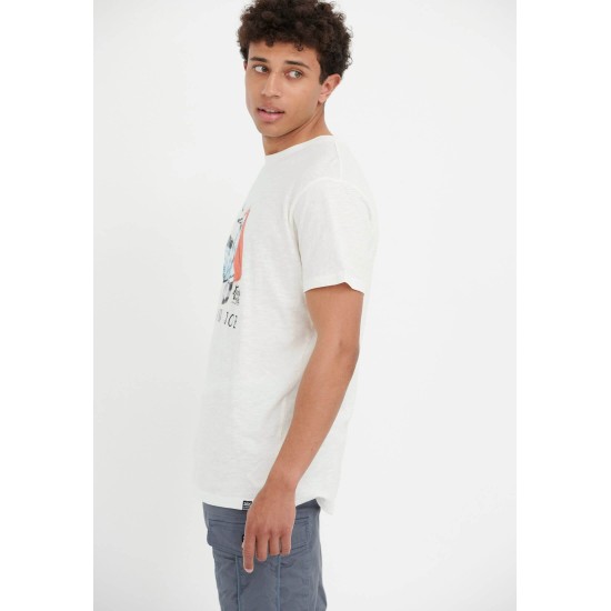 FUNKY BUDDHA FBM005-349-04 OFFWHITE T-shirt