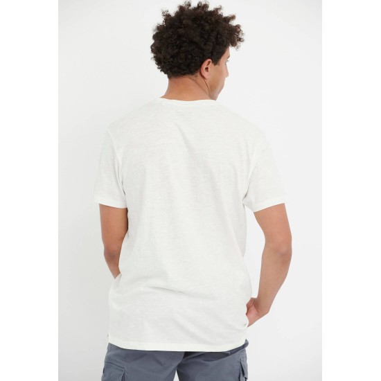 FUNKY BUDDHA FBM005-349-04 OFFWHITE T-shirt