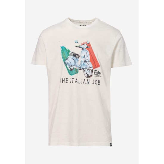 FUNKY BUDDHA FBM005-349-04 OFFWHITE T-shirt