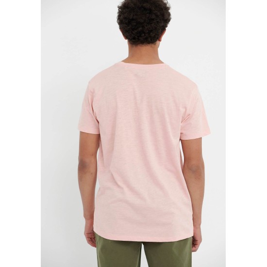 FUNKY BUDDHA FBM005-349-04 PINK T-shirt