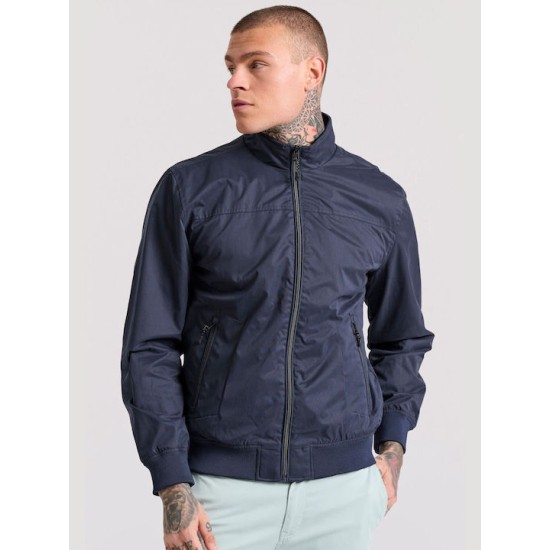 Ανδρικό Μπουφάν Bomber FUNKY BUDDHA FBM009-004-01 NAVY