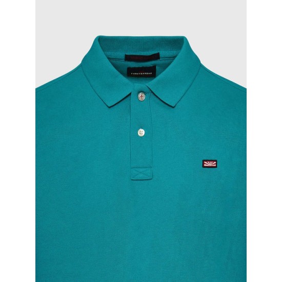 Funky Buddha Ανδρική Μπλούζα Polo FBM009-001-11 TEAL 