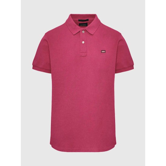 Funky Buddha Ανδρική Μπλούζα Polo FBM009-001-11 ROSE