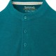 FUNKY BUDDHA FBM009-008-11 TEAL MEAL πόλο με λαιμό mao