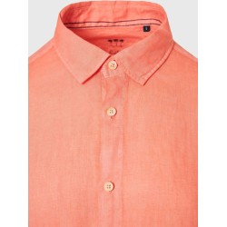 FUNKY BUDDHA FBM009-001-05 TROPICAL PEACH Essential λινό πουκάμισο