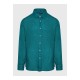 FUNKY BUDDHA FBM009-001-05 DEEP TEAL Essential λινό πουκάμισο