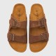 Ανδρικά καστόρινα σανδάλια FUNKY BUDDHA FBM009-002-08 BROWN