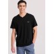 Ανδρικό T-shirt με Λαιμόκοψη Τύπου V FBM009-002-04 BLACK