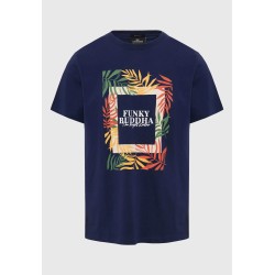 Ανδρικό T-shirt FBM009-068-04 NAVY