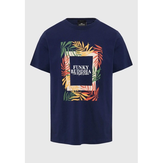 Ανδρικό T-shirt FBM009-068-04 NAVY