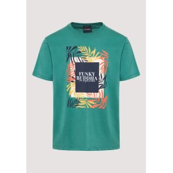 Ανδρικό T-shirt FBM009-068-04 PALM LEAF 