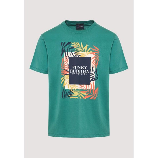 Ανδρικό T-shirt FBM009-068-04 PALM LEAF 