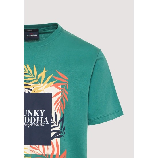 Ανδρικό T-shirt FBM009-068-04 PALM LEAF 