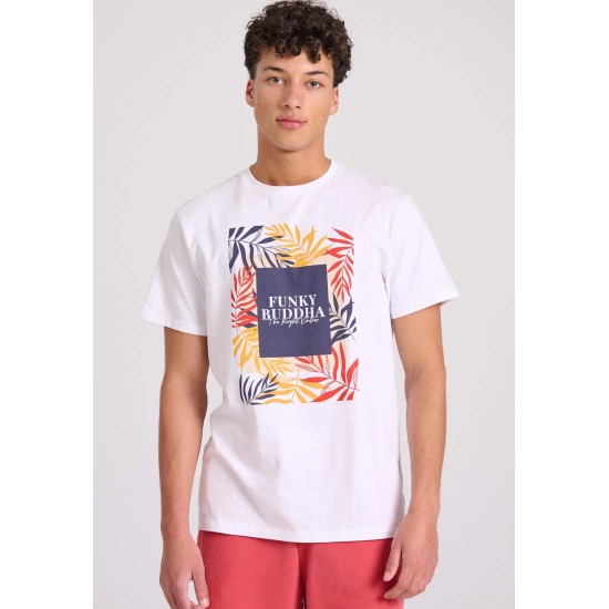 Ανδρικό T-shirt FBM009-068-04 WHITE