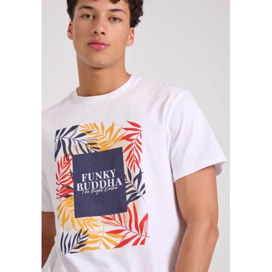 Ανδρικό T-shirt FBM009-068-04 WHITE