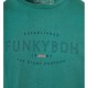 Ανδρικό  T-shirt με Funky Buddha τύπωμα FBM009-094-04 PALM LEAF