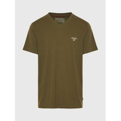Ανδρικό T-shirt με Λαιμόκοψη Τύπου V FBM009-002-04 KHAKI 