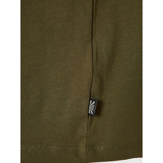 Ανδρικό T-shirt με Λαιμόκοψη Τύπου V FBM009-002-04 KHAKI 
