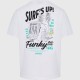 Ανδρικό T-shirt Κοντομάνικο Λευκό Funky Buddha FBM009-035-04 WHITE