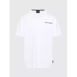 Ανδρικό Relaxed fit t-shirt με τύπωμα στην πλάτη FBM009-022-04 WHITE