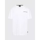 Ανδρικό Relaxed fit t-shirt με τύπωμα στην πλάτη FBM009-022-04 WHITE