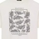 Ανδρικό T-shirt με botanic frame τύπωμα FBM009-065-04 OFF WHITE