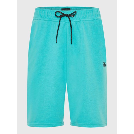 Loose fit αθλητική βερμούδα FUNKY BUDDHA FBM009-055-03 AQUA GREEN