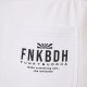 Loose fit αθλητική βερμούδα FUNKY BUDDHA FBM009-055-03 WHITE