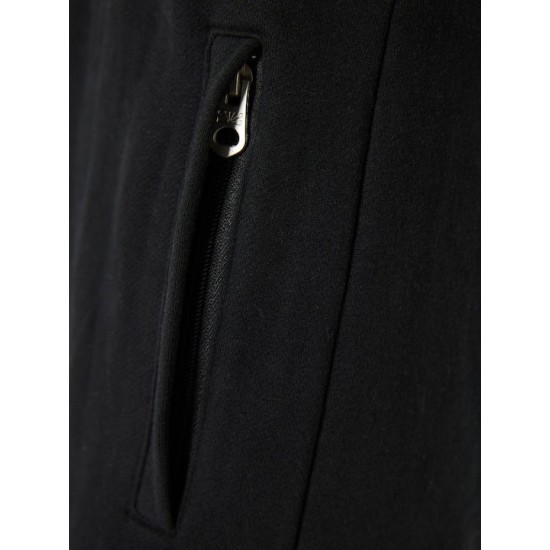 Αθλητική βερμούδα με raw cuts FUNKY BUDDHA FBM009-050-03 BLACK