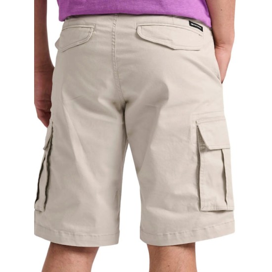 Ανδρική βερμούδα cargo FUNKY BUDDHA FBM009-002-03 SILVER GREY 
