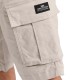 Ανδρική βερμούδα cargo FUNKY BUDDHA FBM009-002-03 SILVER GREY 